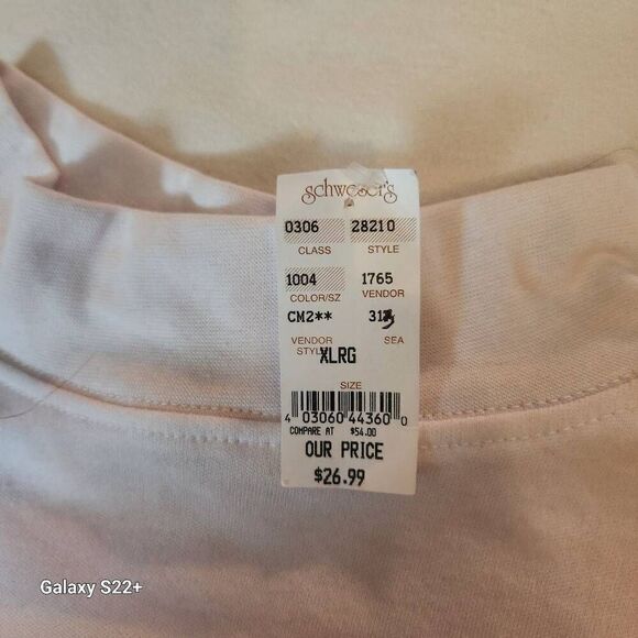 2 Allison Lane mock turtlenecks, white and cream - Picture 4 of 5